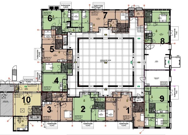 Floorplan - Raadhuisplein 1J, 9481 BG Vries